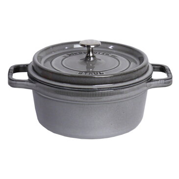 【訳あり・箱なし】ストウブ 鍋 STAUB ピコ ココット ラウンド 24cm ホーロー graphite grey 調理器具