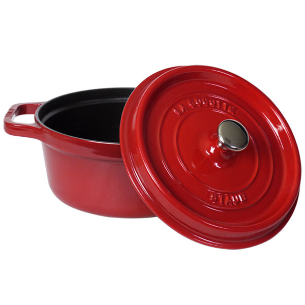 ストウブ STAUB ピコ ココット ラウンド 18cm チェリー/レッド /ストウブ ホーロー 鍋 結婚祝いギフト gohan COCOTTE ROUND ギフト・のし可