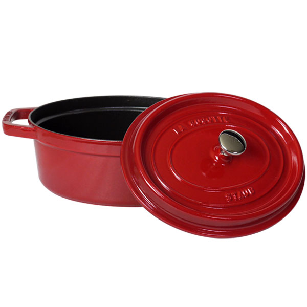 【24時間ポイント5倍】ストウブ STAUB ピコ ココット オーバル 鍋 23cm チェリー/レッド ホーロー調理器具 COCOTTE OVAL ギフト・のし可