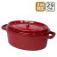 【ポイント5倍 5/10】【訳あり・箱なし】STAUB ストウブ ピコ ココット オーバル 29cm チェリー/レッド ホーロー 鍋 COCOTTE OVAL