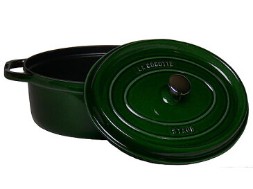 【24時間ポイント5倍】ストウブ STAUB ピコ ココット オーバル 29cm バジルグリーン(マジョリカグリーン) ホーロー 鍋 COCOTTE OVAL ギフト・のし可