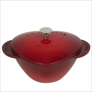 【訳あり・箱なし】STAUB ストウブ 鍋 ハートココット チェリーレッド 1100006 stb9004 Heart cocotte cherry