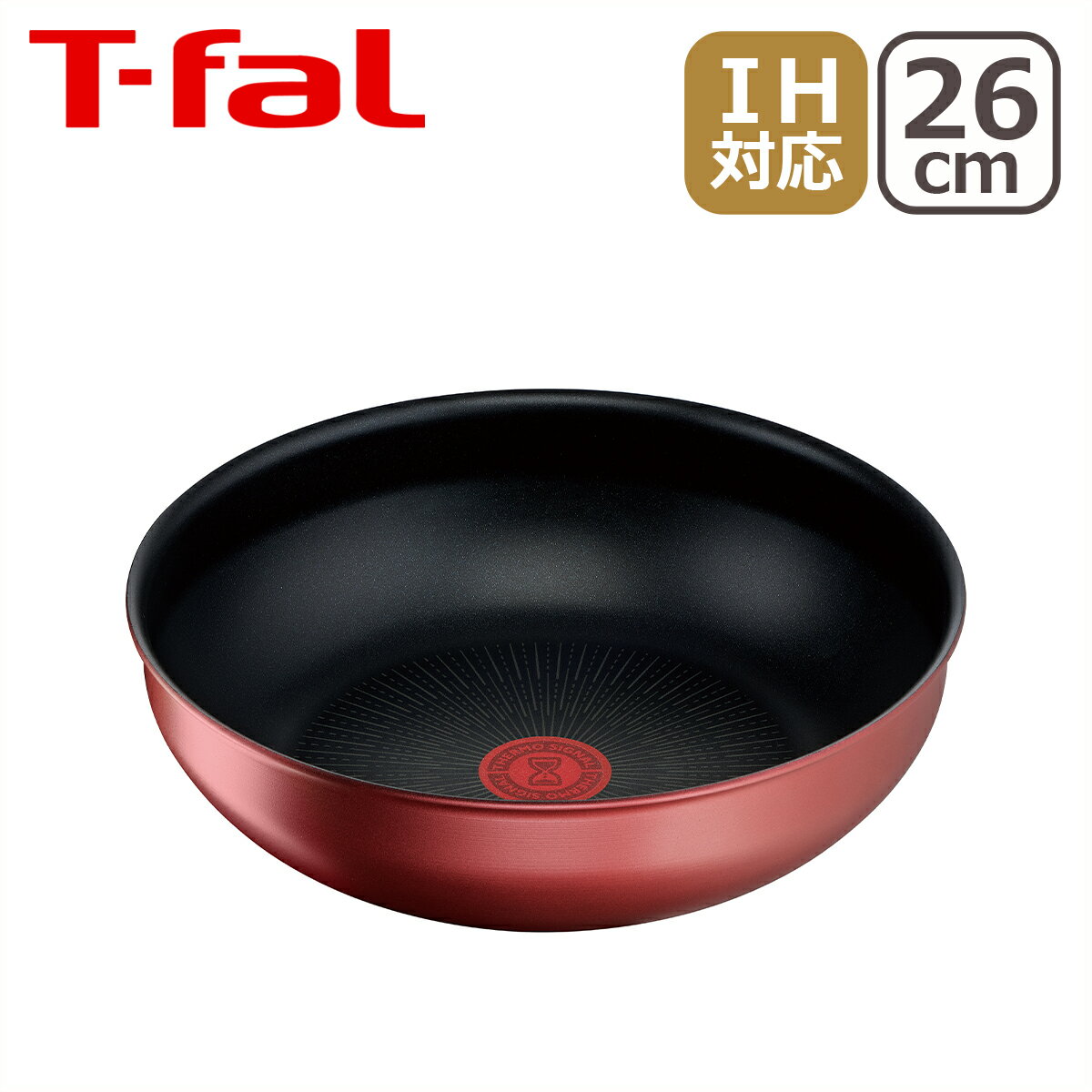 ƥե IHб ľСʥСб 󥸥˥ͥ IH롼塦ߥƥå åѥ26cm L38377 T-fal ...