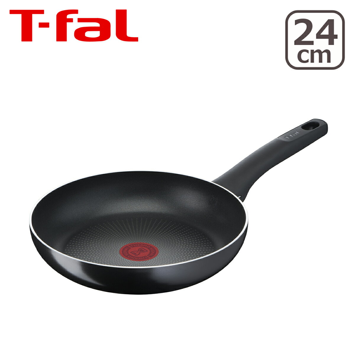 フライパン ティファール 直火専用（IH不可）ハードチタニウム インテンス フライパン 24cm D51904 T-fal