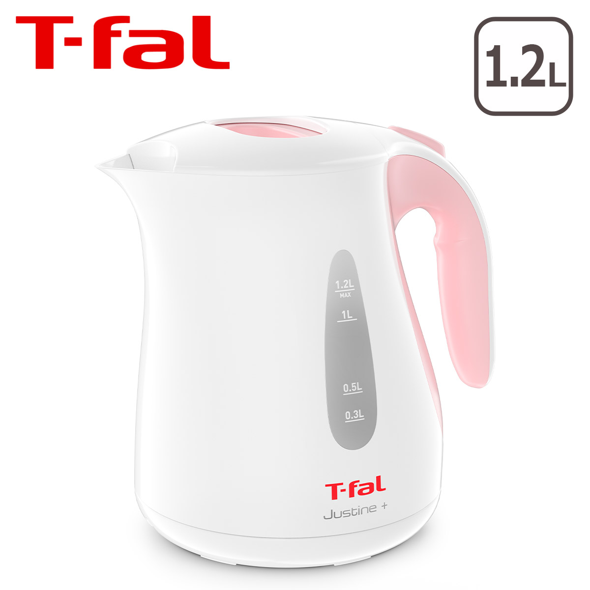 【14時間クーポン】ティファール T-fal 電気ケトル ジャスティン プラス490 シュガーピンク 1.2L KO4907JP