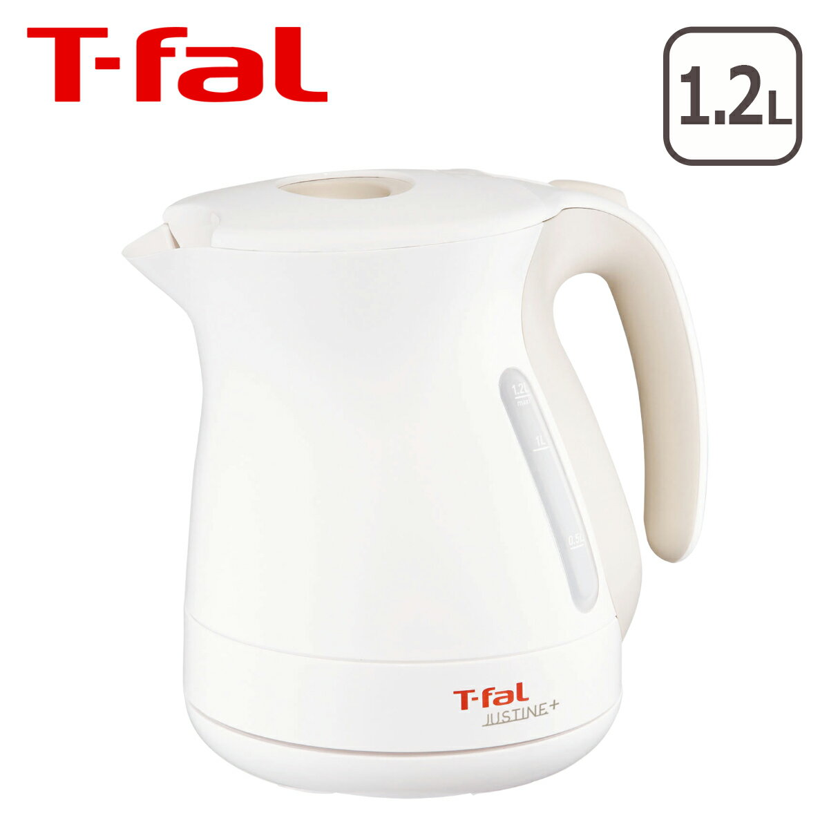 【クーポン4種あり】ティファール T-fal 電気ケトル ジャスティン プラス サーブル 1.2L KO340177