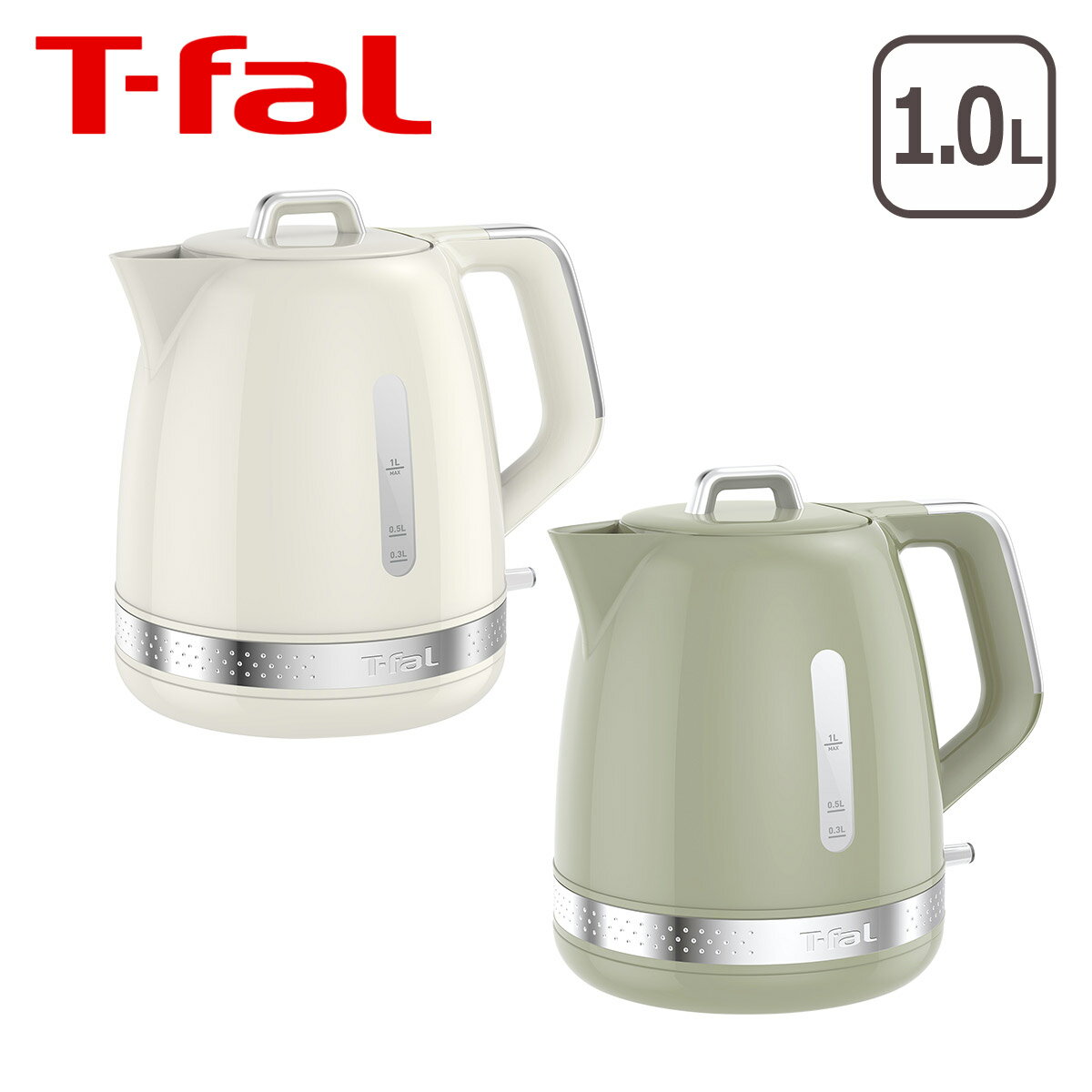ティファール 電気ケトル マチネ ピスタチオ 1.0L KO3233JP T-falのサムネイル
