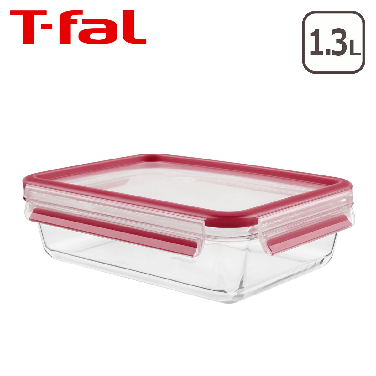 ティファール T-fal マスターシールグラス レクタングル1.3L N10410