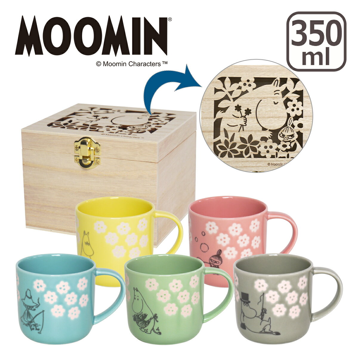 ポイント5倍！MOOMIN（ムーミン）マグカップ Flore