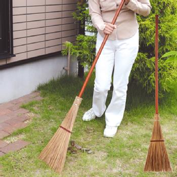 アズマ工業　名匠160 庭園ほうき 長柄