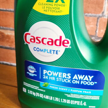 【食洗器用洗剤】Cascade COMPLETE GEL 2.12kg カスケード コンプリートゲル 2120ml(キッチン・食器用洗剤・2120g・台所用合成洗剤・自動食器洗い機用・無りん)K-フラッグ株式会社