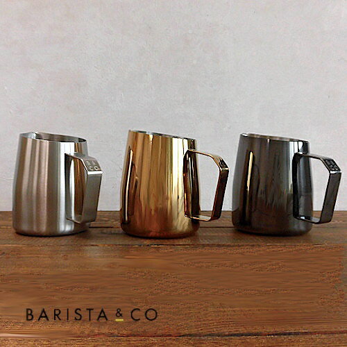 【ミルクピッチャー】BARISTA&CO ダイヤルイン ミルクピッチャー 420ml ミルクピッチャー（Dial In Milk Pitcher・ミルクジャグ・ラテアート・スチーム ・アウトドア・フォームミルク・バリスタ・おしゃれ・ステンレススチール・お菓子作り）バリスタ＆コー