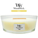 【アロマキャンドル】Wood Wick アロマキャンドル ウッドウィック ハースウィックL リネン W940053012 フレグランスキャンドル（暖炉 焚き火 音 アロマ おしゃれ 癒し プレゼント 贈り物 母の日ギフト）カメヤマキャンドルハウス