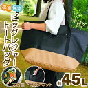 【保冷バッグ】レジャー&ライフ 保冷 保温 ビックレジャートートバッグ45L エコバッグ 買い物カゴ (レジカゴバッグ・クーラーバック・ランチバッグ・保温・大容量・アウトドア・運動会・ピクニック・キャンプ・弁当・秋・敬老の日・プレゼント・夏)カクセー