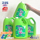 期間限定特典付き!【衣料用漂白剤・4本セット】ワイドハイターEXパワー 4.5L × 4本 1ケース 詰め替え(ワイドハイターex・抗菌・衣料用・漂白剤・詰め替...