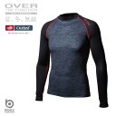 【Men'sインナーシャツ】JW-540 BODY TOUGHNESS BTアウトラストロングスリーブクールネックシャツ 44 カモフラ×レッド（ボディータフネス・Outlast・メンズ・作業着・釣り・Tシャツ・長袖・吸熱・冷感・放熱・ヒートテック）おたふく手袋 1