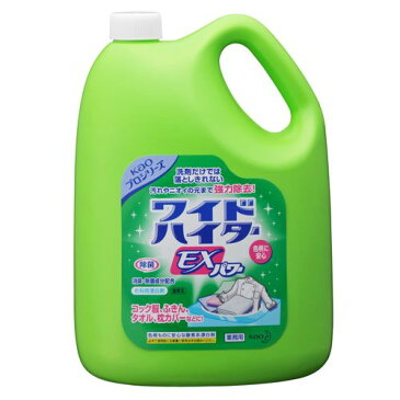 【衣類用漂白剤】ワイドハイターEXパワー 4.5L & 1000ml （1L・セット 消臭・除菌成分配合　本体・詰め替え・つめかえ）花王