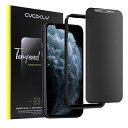 CYCOKLYiPhone11pro/iPhonexs/xガラスフィルム【覗き見防止+アンチグレア】強化ガラス液晶保護フィルムサラサラ感ガイド枠付き(5.8インチ)