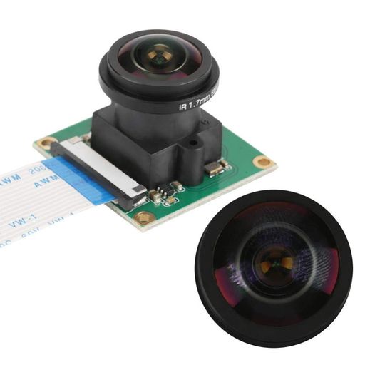 Simlug カメラモジュールSonyセンサー、5MPカメラモジュールボードRaspberry Pi B 3/2用広角175°