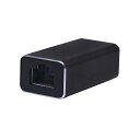 SinLoonRJ45LANカプラーアダプターサージ雷雷プロテクターギガビット1000MbsイーサネットエクステンダコネクタCat7Cat6Cat5eメスからメス(黒)