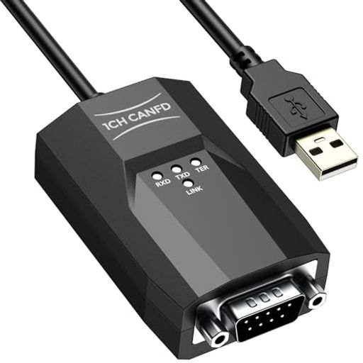 PibigerUSBTOCANFDConverterAdapterCableSavvyCANFD-CCANSpeedUpto12MbpsUSB2CANUSB2CANFDisolatedAgainstUSBUpto
