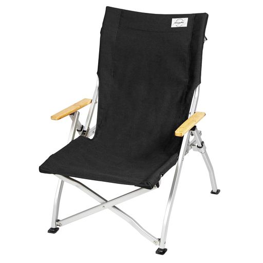 Simpleme キャンプチェア ハイバック 折りたたみ式 耐荷重120kg 2.1mm厚アルミフレ...