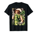Lempicka手袋絵画若い女性Tシャツ
