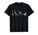 掃除機の進化面白い猫ロボット掃除機Tシャツ