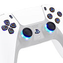 ps5本体ではなく、eXtremeRateps5コントローラー(BDM-010&BDM-020)に対応用光るDTFledキット、マルチカラー発光D-padサムスティックシェアオプション、ホームフェイスボタン七つの色と九つのモード…