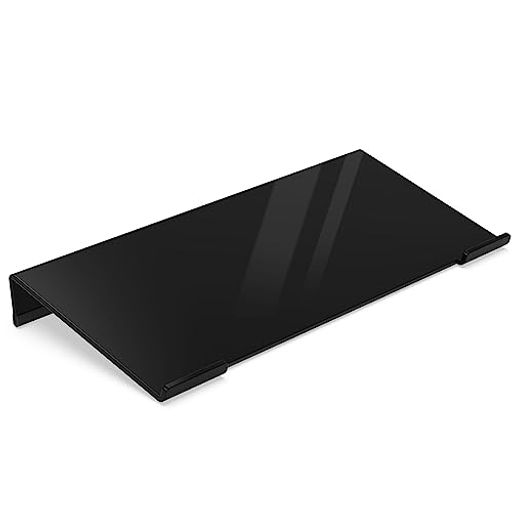 デスク用アクリルコンピューターキーボードスタンド、キーボードライザーチルトリフト、デスクトップ用..