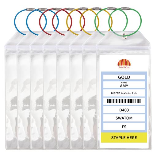 SWATOMクルーズラゲッジタグホルダーカーニバルNCLプリンセスMSC用8個パック防水クリアクルーズラゲッ..