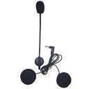 V6 / V4用のオートバイインターホンアクセサリー、オートバイBTBLUETOOTHインターホン用のマイクヘッドフォンハードケーブルヘッドセット(2)