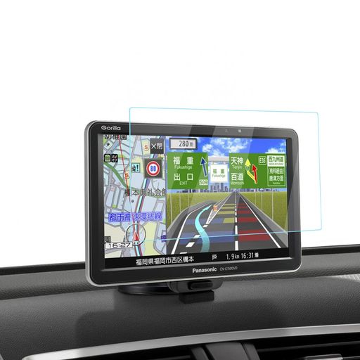 2枚入りパナソニックゴリラCN-G1500VD/CN-G1400VD/CN-G1300VD/CN-G1200VD/CN-G740D/CN-G730D7インチフィルムナビ保護フィルム液晶保護シートキズ防止汚れ防止