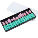 GREENLIFE® 12PCS NAIL DRILL BITS KIT QUARTZ BIT SET NAIL DRILLS BITS STONE ...