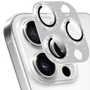 CeiBandラインストーンカメラフィルムiPhone16Pro/iPhone16ProMax対応レンズカバーカメラ保護アルミ合金縁取り+強化ガラス】キラキラレ...