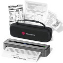 PHOMEMO M832 モバイルプリンター プリンター 小型 A4 携帯プリンター サーマルプリンター 216MM/210MM/110MM/80MM/53MM幅広い対応 収納ボックス同梱 PC対応 スマホ対応 業務用/家庭用/旅行用/学習用 (グレー)