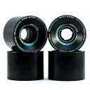 NAMIWHEEL波ナミウィールロングスケートボードロングスケートフリースタイルウィール66mmブラック78a