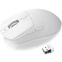 【軽量59G】ワイヤレス ゲーミングマウス 最高クラスの精度【PAW3395センサ】 ワイヤレスマウス 2.4 G/TYPE-Cモード マウス A.JAZZ A...