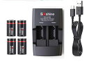 DOUBLEPOWCR2充電池4本+充電器セット3.0V(3.2V)