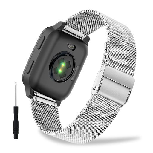 [LUFIYA]20MMバンドGARMINVENU/GARMINVENUSQ/GARMINVENUSQ2対応時計バンドステンレス製ストラップクラシック交換バンド腕時計ベルトコンパチブルGARMINVENU2