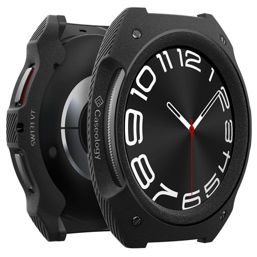 CASEOLOGY GALAXY WATCH 6 CLASSIC 43MM 対応 ケース カバー 落下 衝撃 吸収 スリム 軽量 保護 ヴォールト - マットブラック CASEOLOGY GALAXY WATCH 6 CLASSIC 43MM 対応 ケース カバー 落下 衝撃 吸収 スリム 軽量 保護 ヴォールト - マットブラック