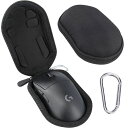 LogicoolGロジクールGG703h/GPRO/G304/GPROXSUPERLIGHT/GPROXSUPERLIGHT2ゲーミングマウスワイヤレス専用収納ケースブラック(ケースのみ)-Aenllosi
