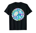 FlowerPowerPEACESign2-HappyFanFunTシャツ