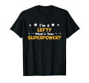 左利きの左利きの人のための誇り高き左利きの面白い左利きの贈り物Tシャツ