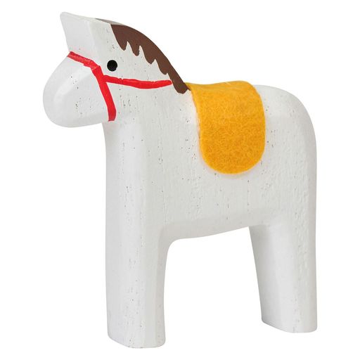 東京堂(Tokyodo)お正月デコレーション陽春立馬ホワイトW7xD2.2xH8.2cm1入XJ002026-zzz