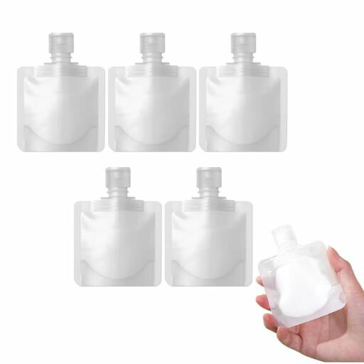 パウチ容器旅行便利グッズタレパック5点セット旅行用リキッドパウチ小袋容器詰め替えボトル小分けボト..