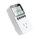 KETOTEKワットチェッカー電力計電気使用量チェッカー消費電力測定器電力量計コンセント電気料金計測電力表示器過負荷警告付き