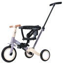 OSJ子供用三輪車4IN1自転車オリジナル押し棒付き安全バー付きキックボード