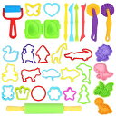 METBOU粘土道具35点セット粘土型抜きヘラねんどおし型ねんどツール砂場遊び動物ハート星花DIY手作り道具粘土ツール砂場セットお砂場セット砂遊び室内