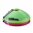Wilson(ウイルソン)マーカーコーンMARKCONES(マークコーン)12PACKオレンジ/ピンク/グリーン/レッド/イエロー/ブルーWR840670100...